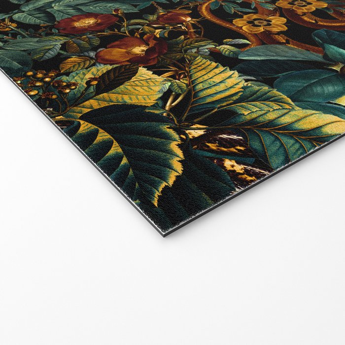 Floral and Snakes jungle Welcome Mat Gallery Image 2