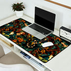 Floral and Snakes jungle Desk Mat Gallery Image 2