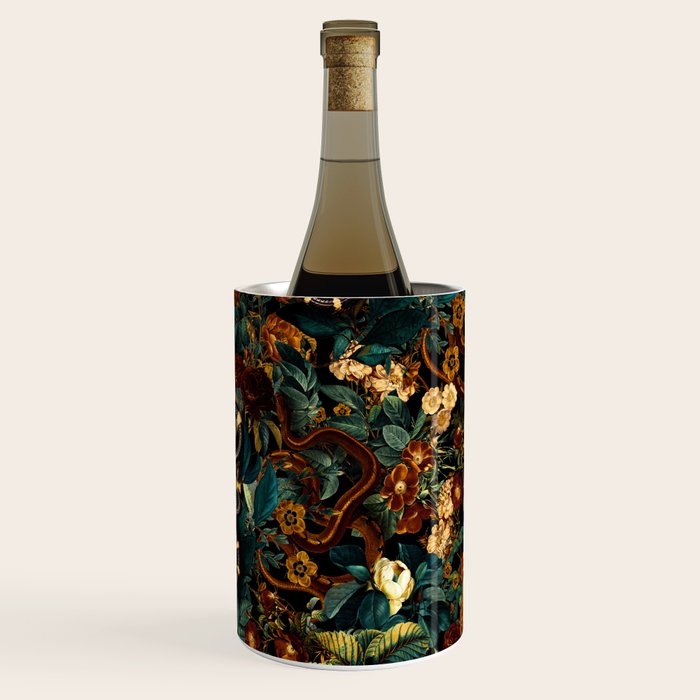 Floral and Snakes jungle Wine Chiller Gallery Image 2
