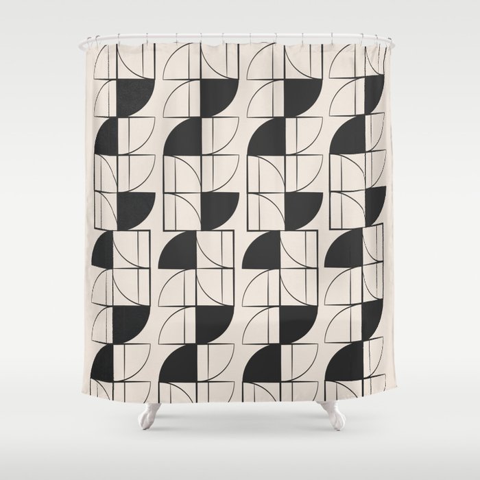 Lines in Motion 9 Shower Curtain Gallery Image 1