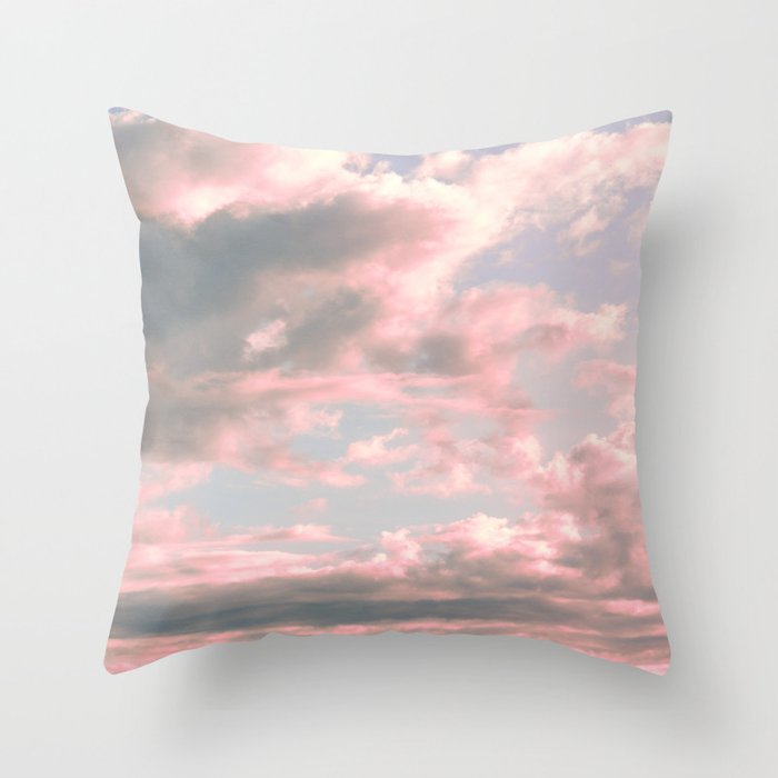 Delicate Sky Throw Pillow Gallery Image 6