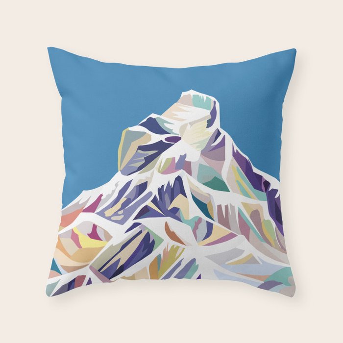 Klein Matterhorn Throw Pillow Gallery Image 1