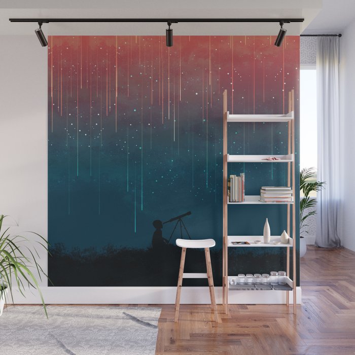 Meteor rain Wall Mural Gallery Image 1