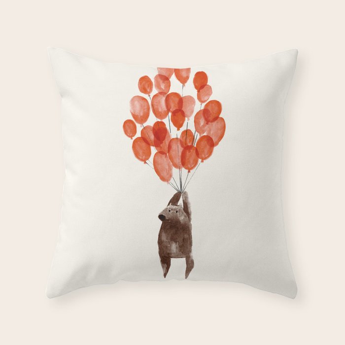 Almost take off Throw Pillow Gallery Image 6