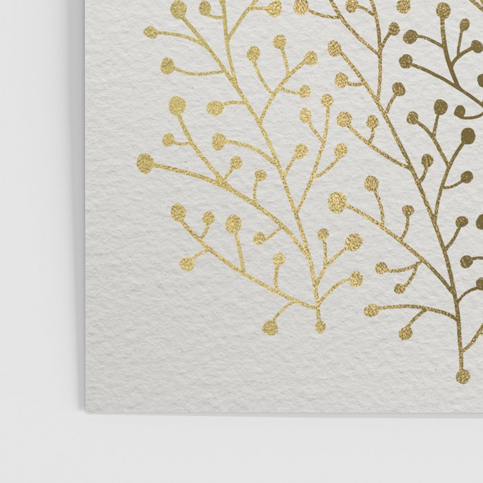 Gold Berry Branches Poster Gallery Image 3