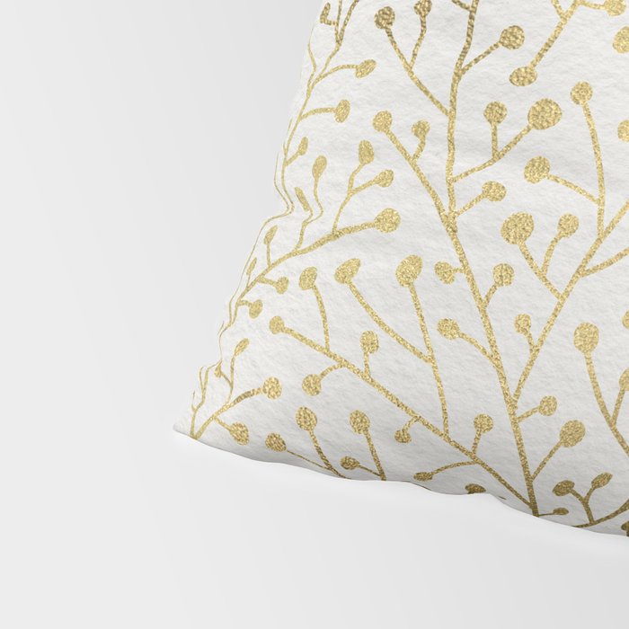 Gold Berry Branches Pillow Sham Gallery Image 4