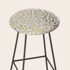 Gold Berry Branches Stool Gallery Image 2