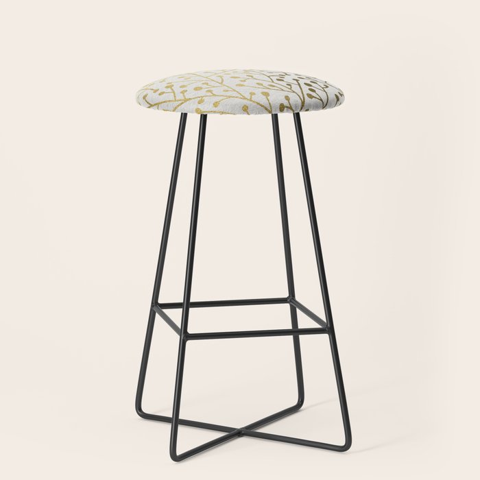 Gold Berry Branches Stool Gallery Image 1