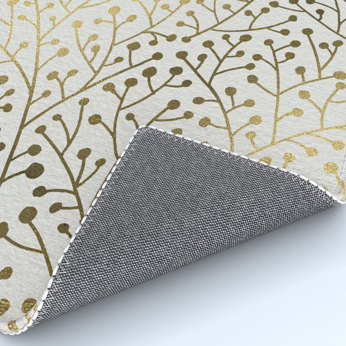Gold Berry Branches Rug Gallery Image 4