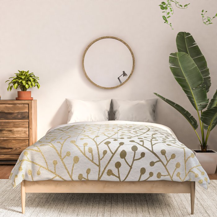 Gold Berry Branches Comforter Gallery Image 3