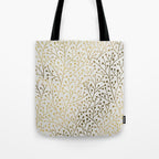 Gold Berry Branches Tote Bag Gallery Image 1