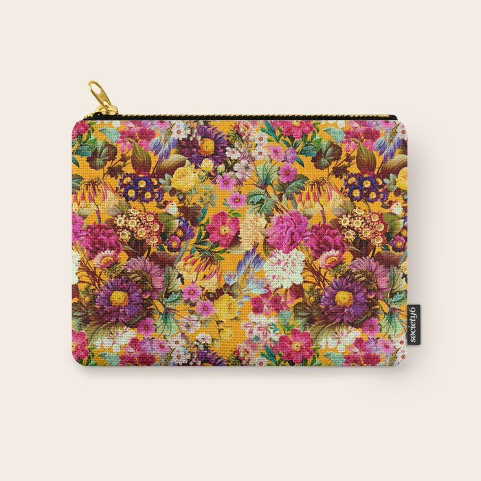 Multicolor Botanical Garden Carry All Pouch Gallery Image 1