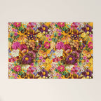 Multicolor Botanical Garden Welcome Mat Gallery Image 1