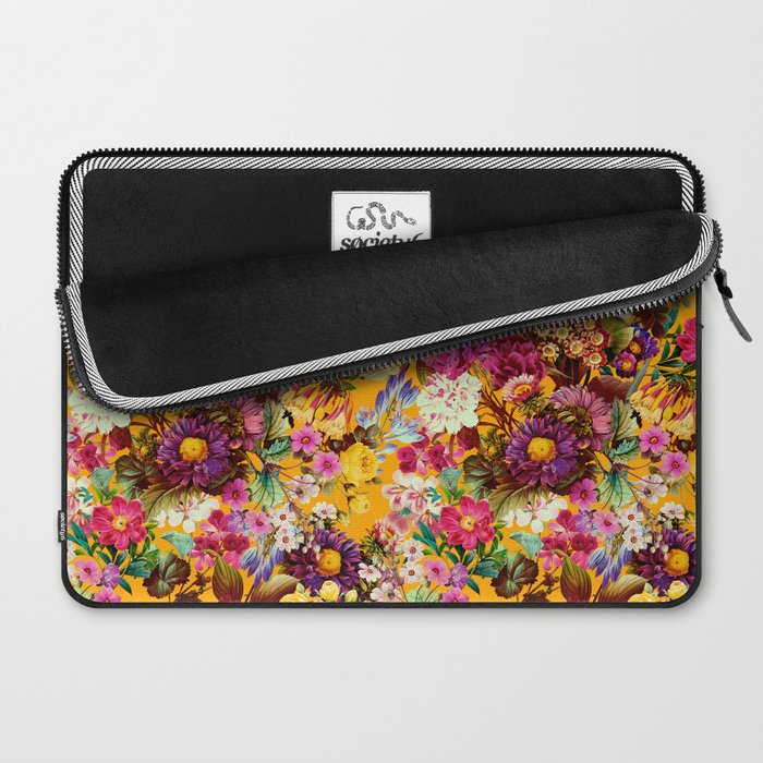 Multicolor Botanical Garden Laptop Sleeve Gallery Image 2