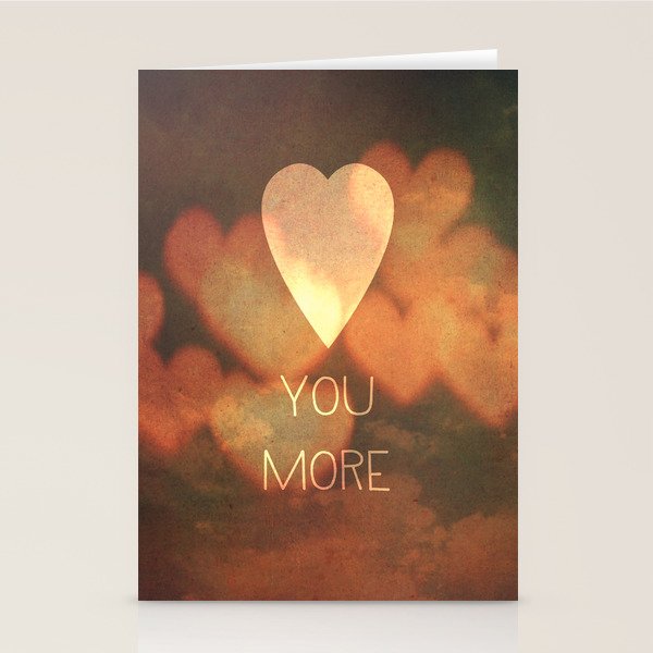 Love You More Stationery Card Gallery Image 1