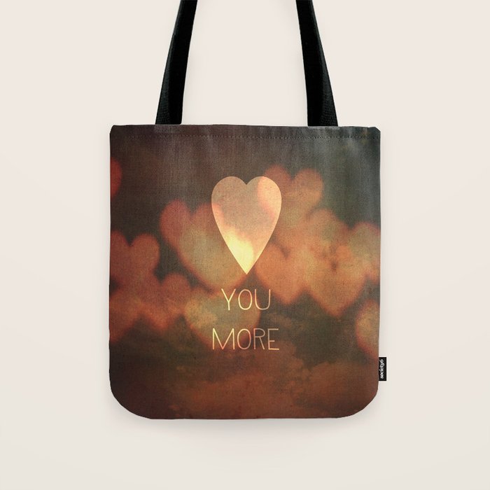 Love You More Tote Bag Gallery Image 1