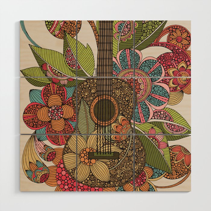 Ever Guitar Wood Wall Art