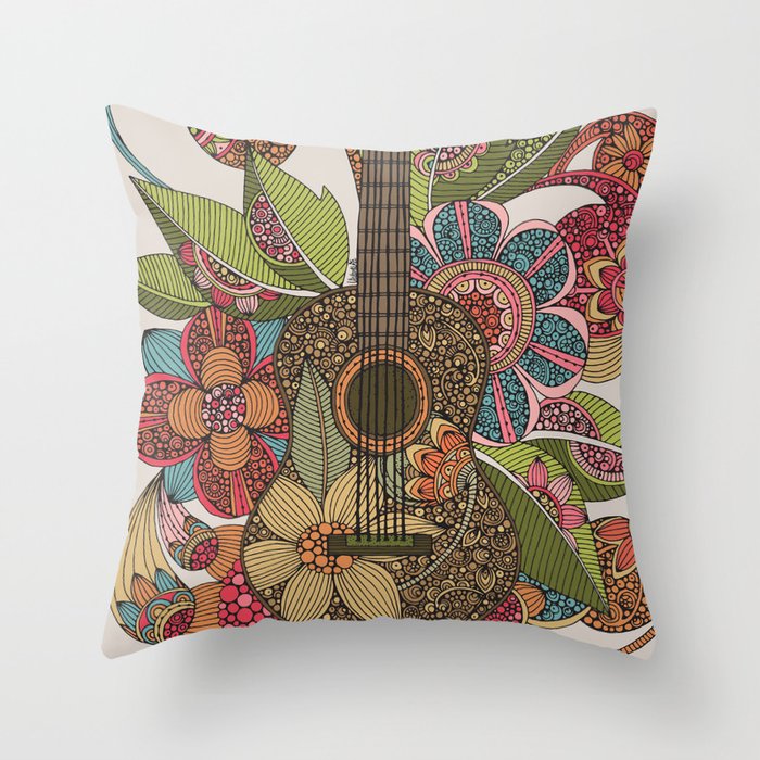 Ever Guitar Throw Pillow Gallery Image 6