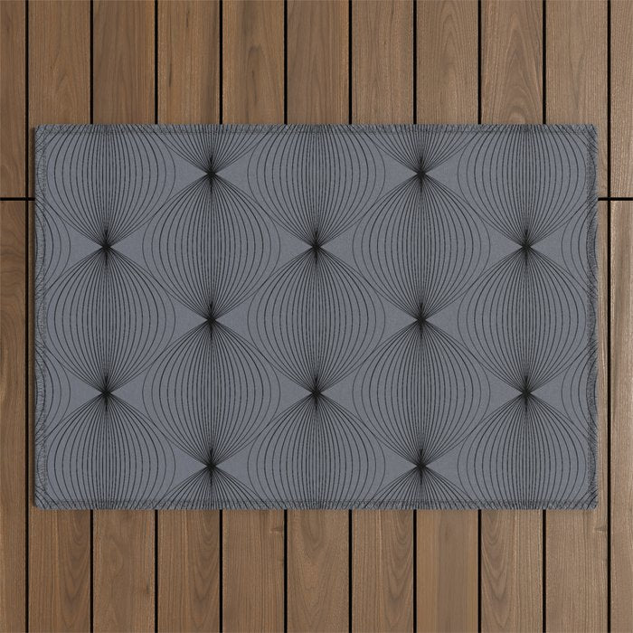 Geometric Orb Pattern XVIII Outdoor Rug Gallery Image 1
