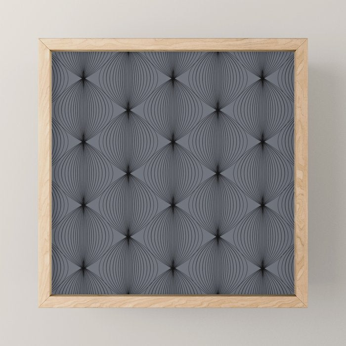 Geometric Orb Pattern XVIII Mini Art Print Gallery Image 1