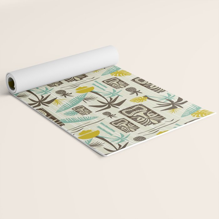 Island Tiki - Tan Yoga Mat Gallery Image 2