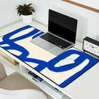 Blue line art 05 Desk Mat Gallery Image 2
