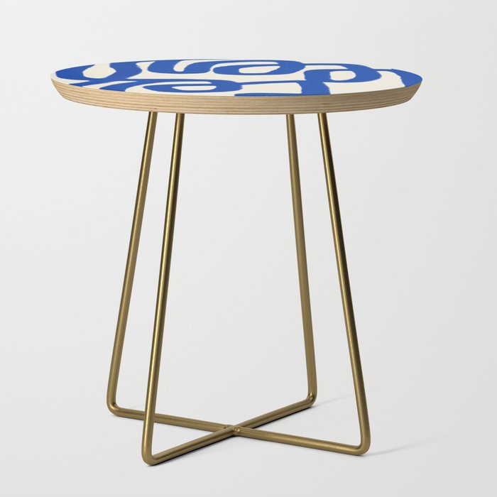 Blue line art 05 Side Table Gallery Image 1