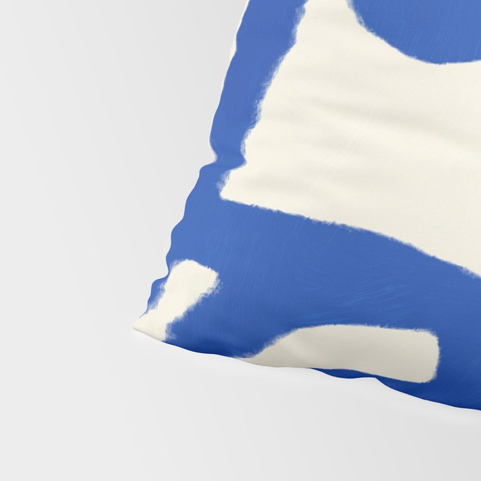 Blue line art 05 Pillow Sham Gallery Image 4