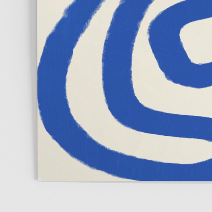 Blue line art 05 Poster Gallery Image 3