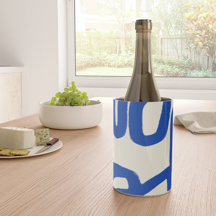Blue line art 05 Wine Chiller Gallery Image 4