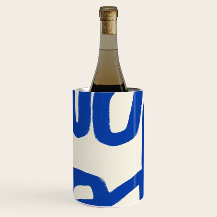 Blue line art 05 Wine Chiller Gallery Image 1