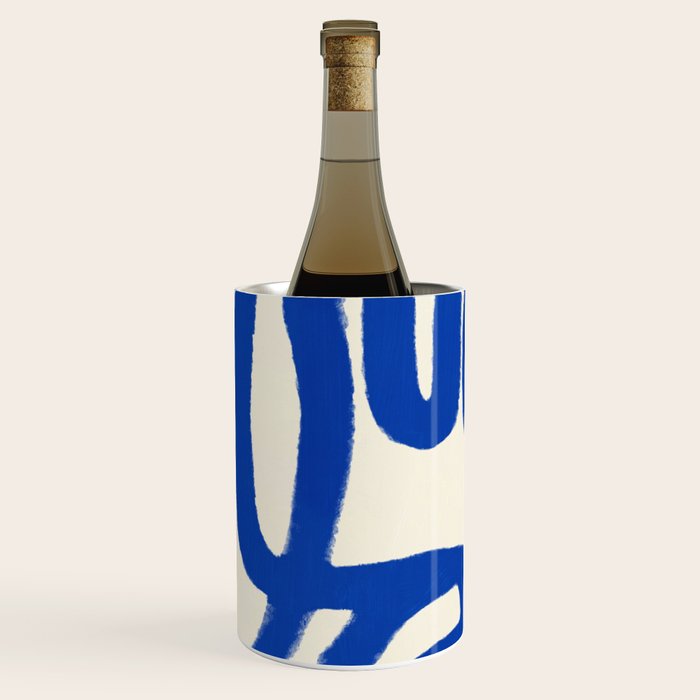 Blue line art 05 Wine Chiller Gallery Image 2