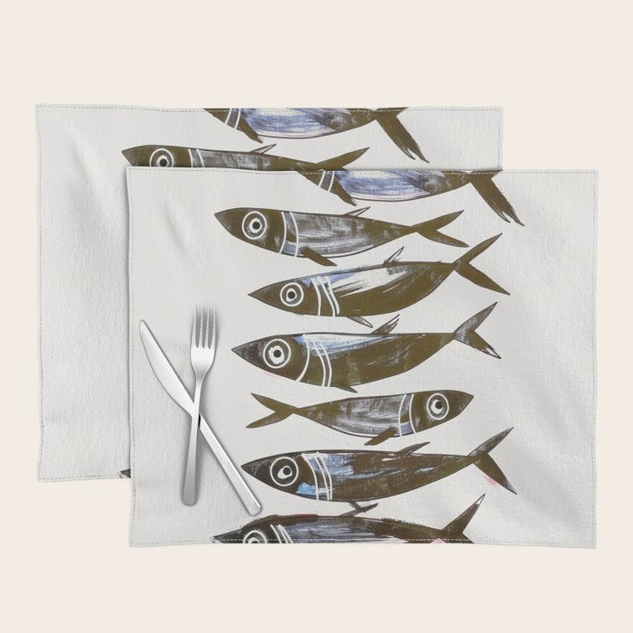 Line Fish Placemat Gallery Image 1