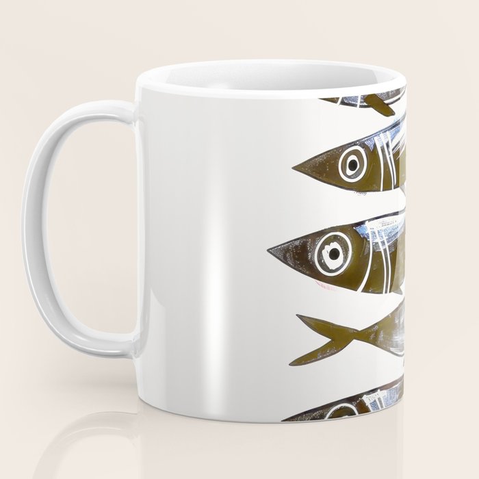 Line Fish Coffee Mug Gallery Image 3