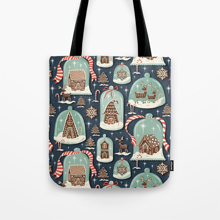 Gingerbread Village Tote Bag Gallery Image 1