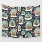 Gingerbread Village Wall Tapestry Gallery Image 4