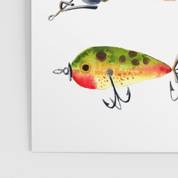 Vintage Fishing Lures Poster Gallery Image 3