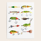 Vintage Fishing Lures Poster Gallery Image 4