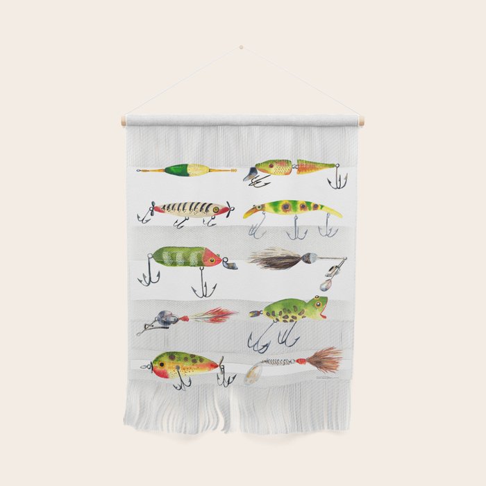 Vintage Fishing Lures Wall Hanging Gallery Image 1