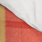 Abstract Tennis Net Pattern in Rosey Red Comforter Gallery Image 4