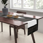 'Boulder' Mid Century Modern Fun Abstract Shapes  Table Runner Gallery Image 2