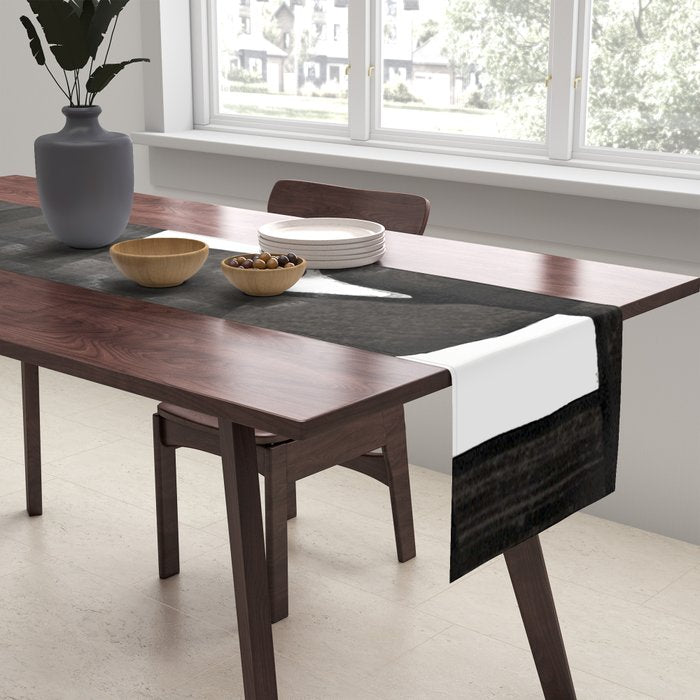 'Boulder' Mid Century Modern Fun Abstract Shapes  Table Runner Gallery Image 2