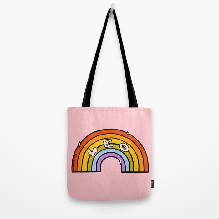 Leo Rainbow Tote Bag Gallery Image 2