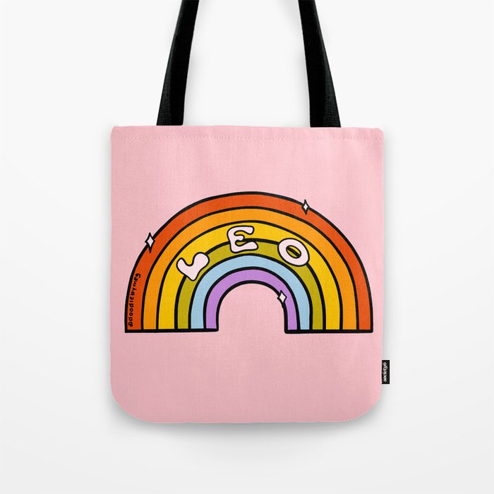 Leo Rainbow Tote Bag Gallery Image 1