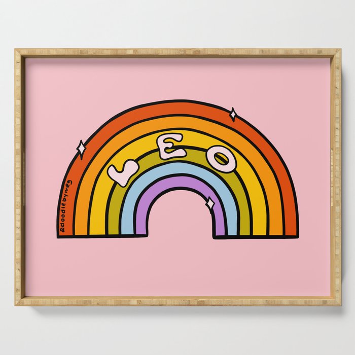 Leo Rainbow Serving Tray Gallery Image 1
