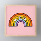 Leo Rainbow Mini Art Print Gallery Image 1