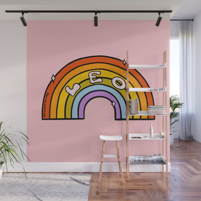 Leo Rainbow Wall Mural Gallery Image 1