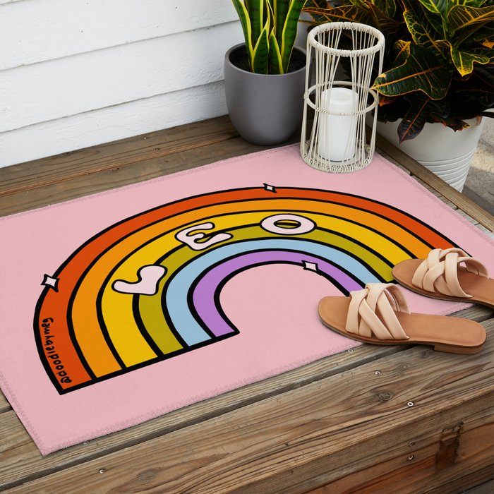 Leo Rainbow Outdoor Rug Gallery Image 2
