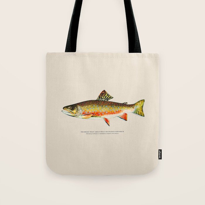 Brook Trout Tote Bag Gallery Image 1