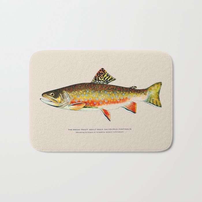 Brook Trout Bath Mat Gallery Image 1